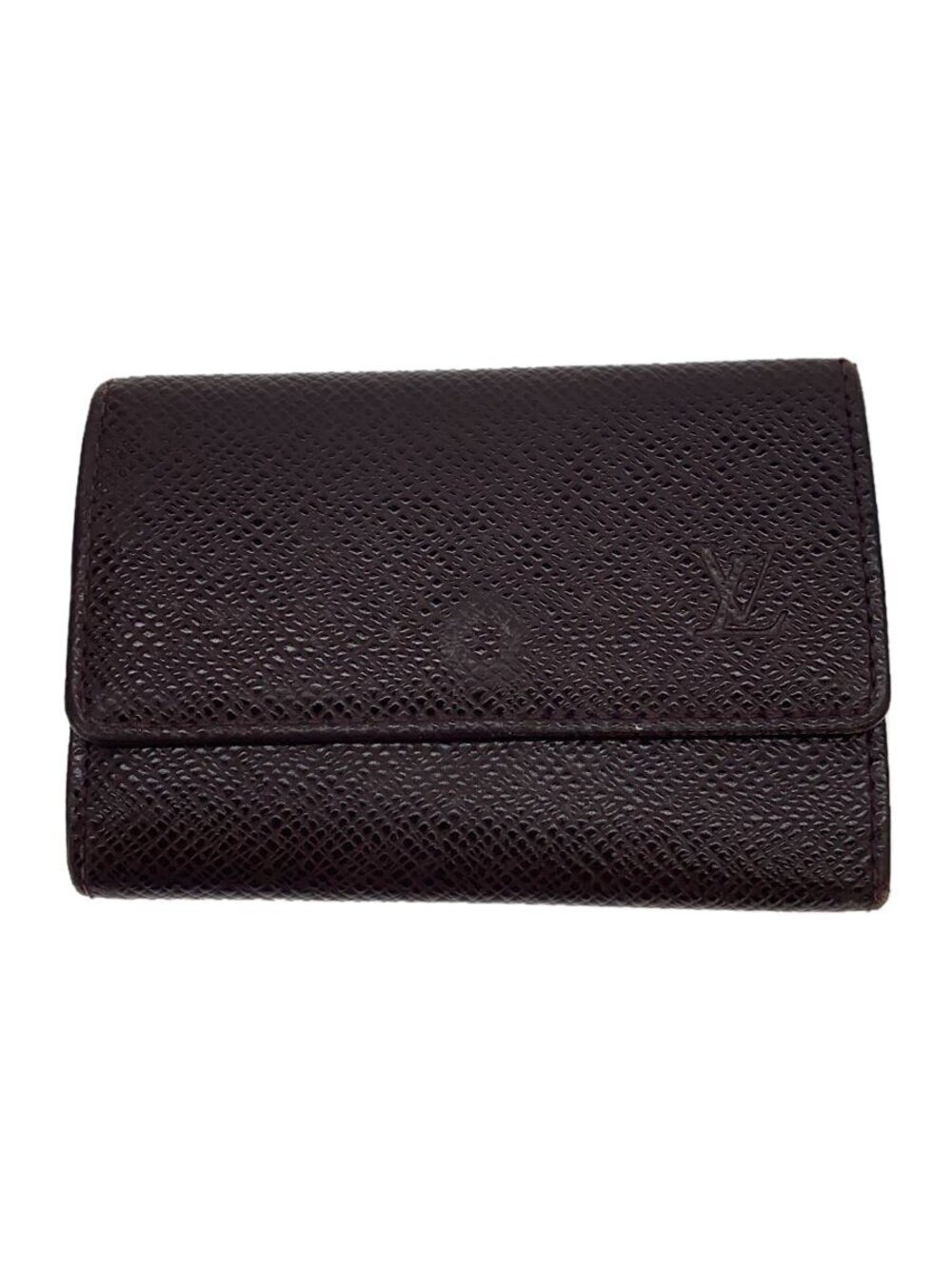 LOUIS VUITTON Multicles Taiga Leather Brown